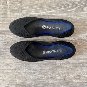 Rothy’s around Toe Black 10W Shoe Slip-On